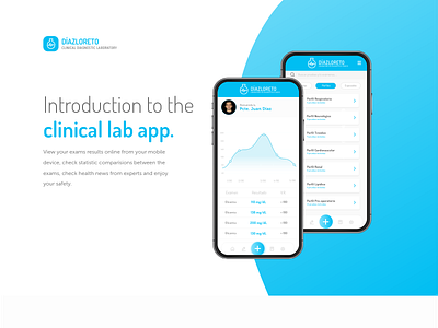Clinical Laboratory Mobile UI/UX clinical lab ios mobile
