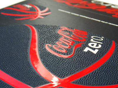 Coke Zero Basketball Tactile Artwork