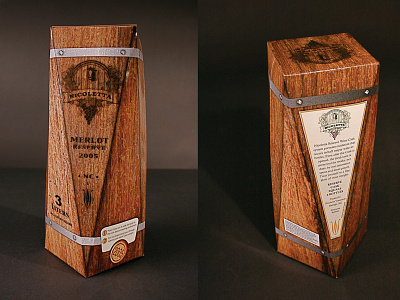 "Nicoletta" - boxed wine carton design