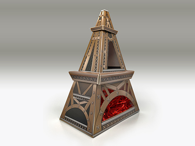 The Body Shop Eiffel Tower set-box design