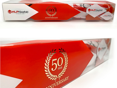 HLPKlearfold 50th Anniversary Umbrella Promo carton design