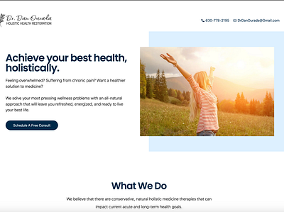 Holistic Healthcare Practice Website elementor elementor pro landingpage marketing ux web design website website design wordpress wordpress design