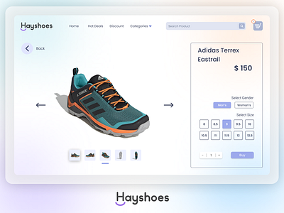 Hayshoes product Preview design