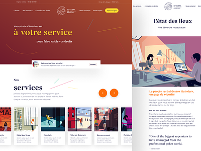 Nocquet 💼 article branding design homepage illustration landing page nocquet redesign ui