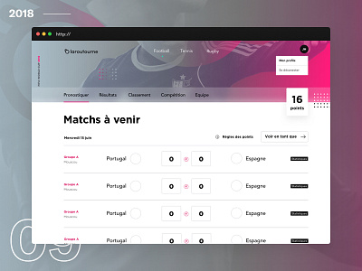 laroutourne bet clean contest design fifa football laroutourne sport ui uiux ux