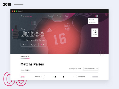 Laroutourne bet clean contest design fifa football laroutourne soccer sport ui uiux ux