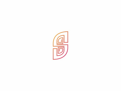 Letter S Monoline Logo brand branding design graphic letter letters logo logodesign monoline