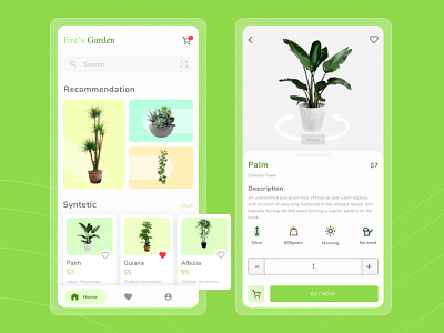 Plant Shop UI Design