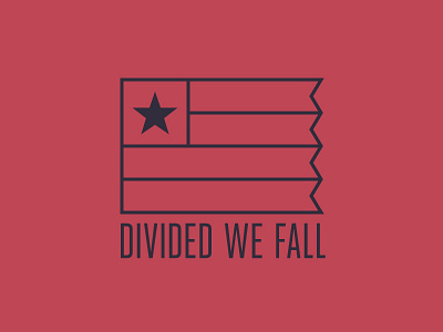 Divided flag icon