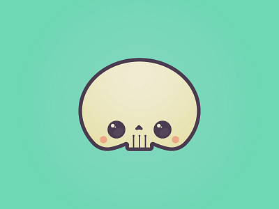 Hank cute illustration skull