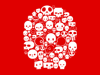 Skull of Skulls download free halloween illustration skull wallpaper