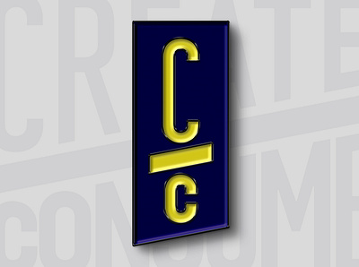 Big C, Little C branding creator enamel enamel pin logo print typography
