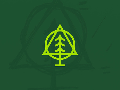 Forestry Craft logo mark trees