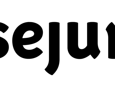 Eju logo type typography