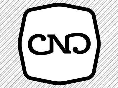 CND Mark ambigram ernestine logo mark