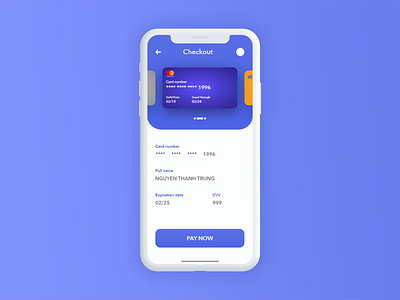 Daily UI #002 | Credit Card Checkout