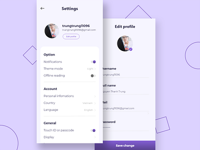 Daily UI #007 | Setting