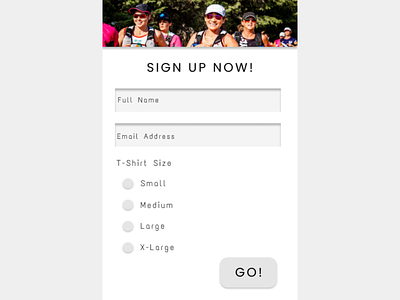 Daily UI 1: Sign Up Page