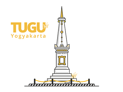 TUGU Jogja character illustration jogja malioboro photoshop procreate tugu vector vectorart vexel wonderful indonesia yogya