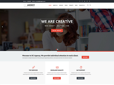 Creative Agency, Hosting, SEO, Portfolio WordPress Theme agency consultancy hosting marketing personal portfolio seo seo plugins speed web web design whmcs