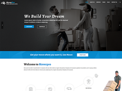 Mover Pro - WordPress Theme for Packers & Movers