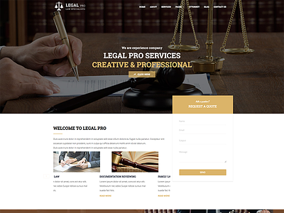 Legal Pro - Law/Legal Business WordPress Theme attorney jury law law firm lawyer legal legal office mortgage office political
