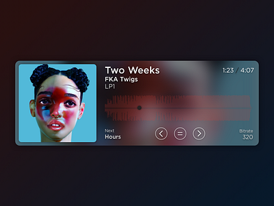 Daily UI 009 - Music Player