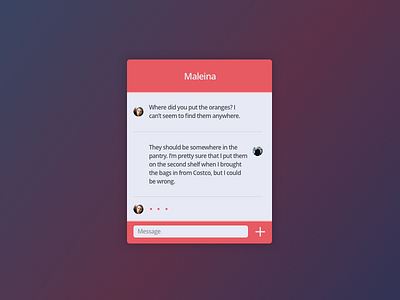 Daily UI 013 - Direct Messaging dailyui design interface messages messaging text texts ui ux