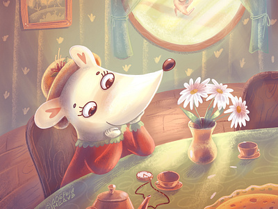 Mouse childrenbookillustration illustration