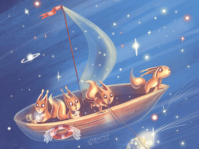 Star Catchers childrenbookillustration illustration illustrations kidillustration