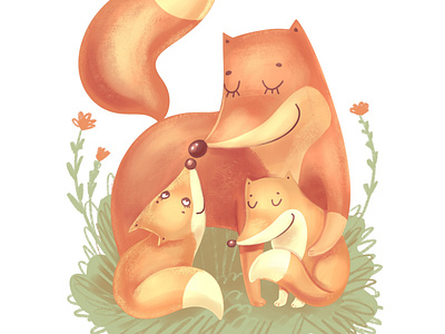 fox family