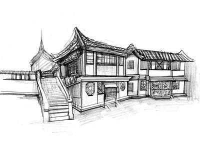 Drum Tower illustration