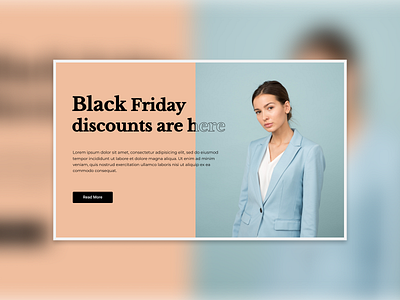 Black friday sale branding design sale ui webpage