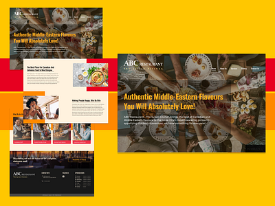 Restaurant branding design figma figmadesign landing design landingpage restaurant restaurant branding typography ui ux design