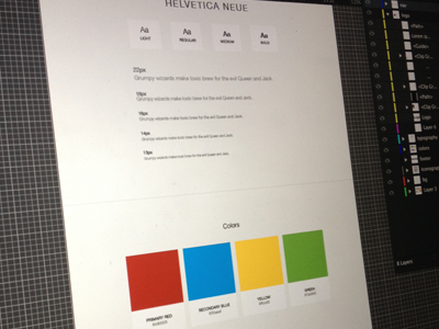Style Guide Draft brand cms colors css helvetica neue layout style guide typography word press wp
