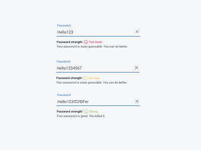 Password Strength Meter android facebook hint meter password passwords strength