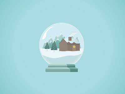 Liferay Holiday Animation adobe after effects animation cabin holiday illustrator javascript landing page motion motion graphics snow snow globe