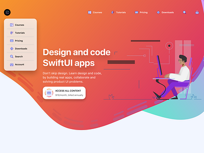 Design+Code branding design dribbble best shot icon illustration typography ui ux vector web