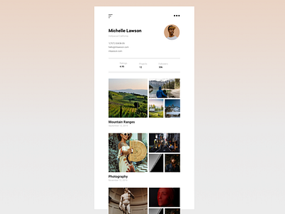 Portfolio digital profile