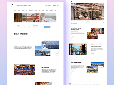 W VERBIER HOTEL redesign