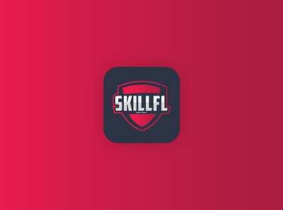 App icon for SKILLFL app icon branding design graphic design icon illustration ios logo logo design modern news logo sport logo ui ux vector