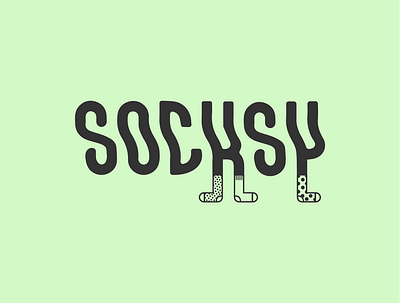 Logo design for Socksy app icon branding design graphic design happy socks icon illustration logo logo design minimal sock logo ui ux vector