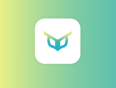 App icon for OWL 3d app icon branding graphic design icon illustration logo logo design modern motion graphics owl ui vector