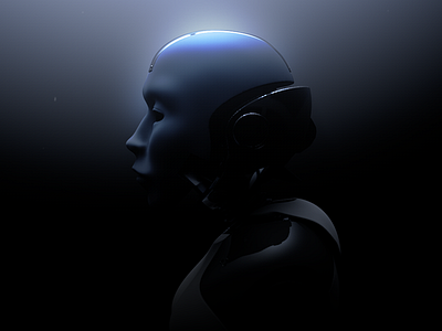 Droid android art c4d cg design future model render robot sci fi sculpt zbrush