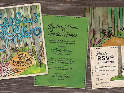 Wedding in the Woods Invitation