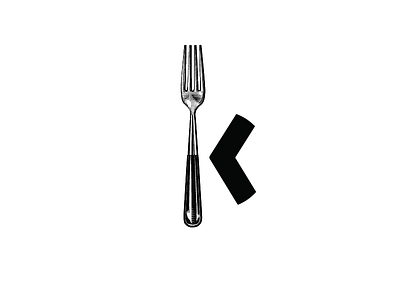 k-logo, fork