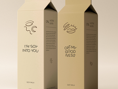 Plant-based Milk Packaging Design