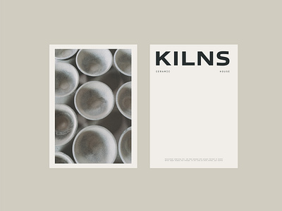 Brand Identity for KILNS - Ceramic House