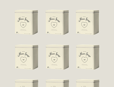Miso Soup Packaging branding illustration logo packaging packaging design visual identity