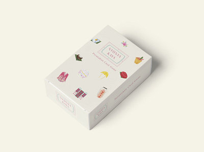 Nyonya Playing Cards Packaging Design branding design illustration packaging packaging mockup packagingdesign playingcardsdesign watercolour watercolourillustration